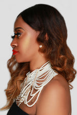 CLUTCH MY PEARLS PEARL STATEMENT NECKLACE - Royale Girl Boutique